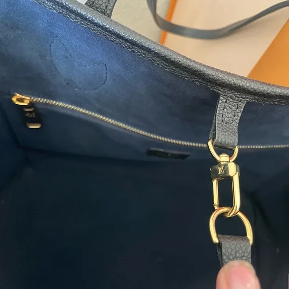 Louis Vuitton Black neverfull tote - Picture 6 of 8